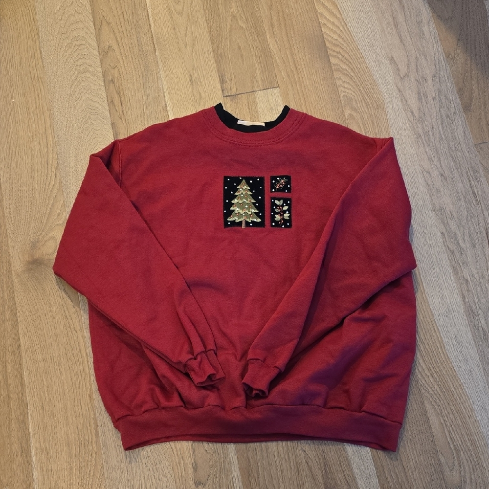 Red Christmas Tree Sweatshirt